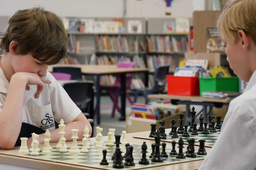 Logical thinking in chess involves analyzing the position on the board, evaluating potential moves, and understanding how the game will unfold based on each decision.