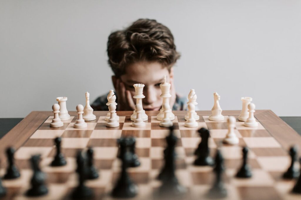 When most people think of learning chess, they imagine it the traditional way
